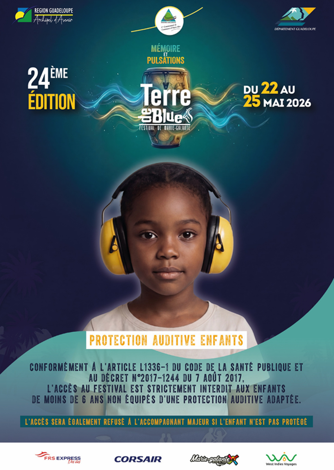protection auditive -6ans terre de blues