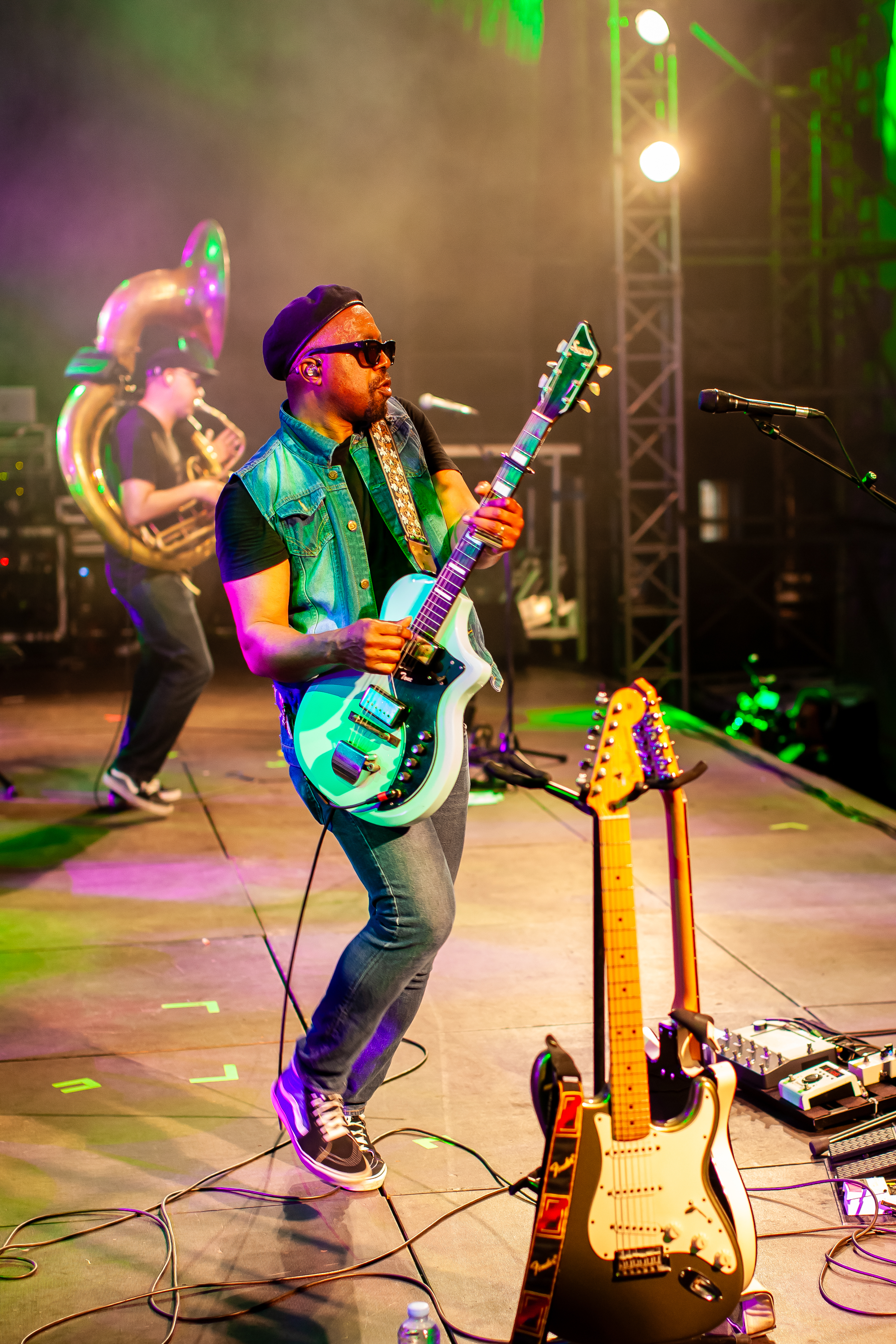 Photo prise au Festival Terre de Blues à Marie-Galante