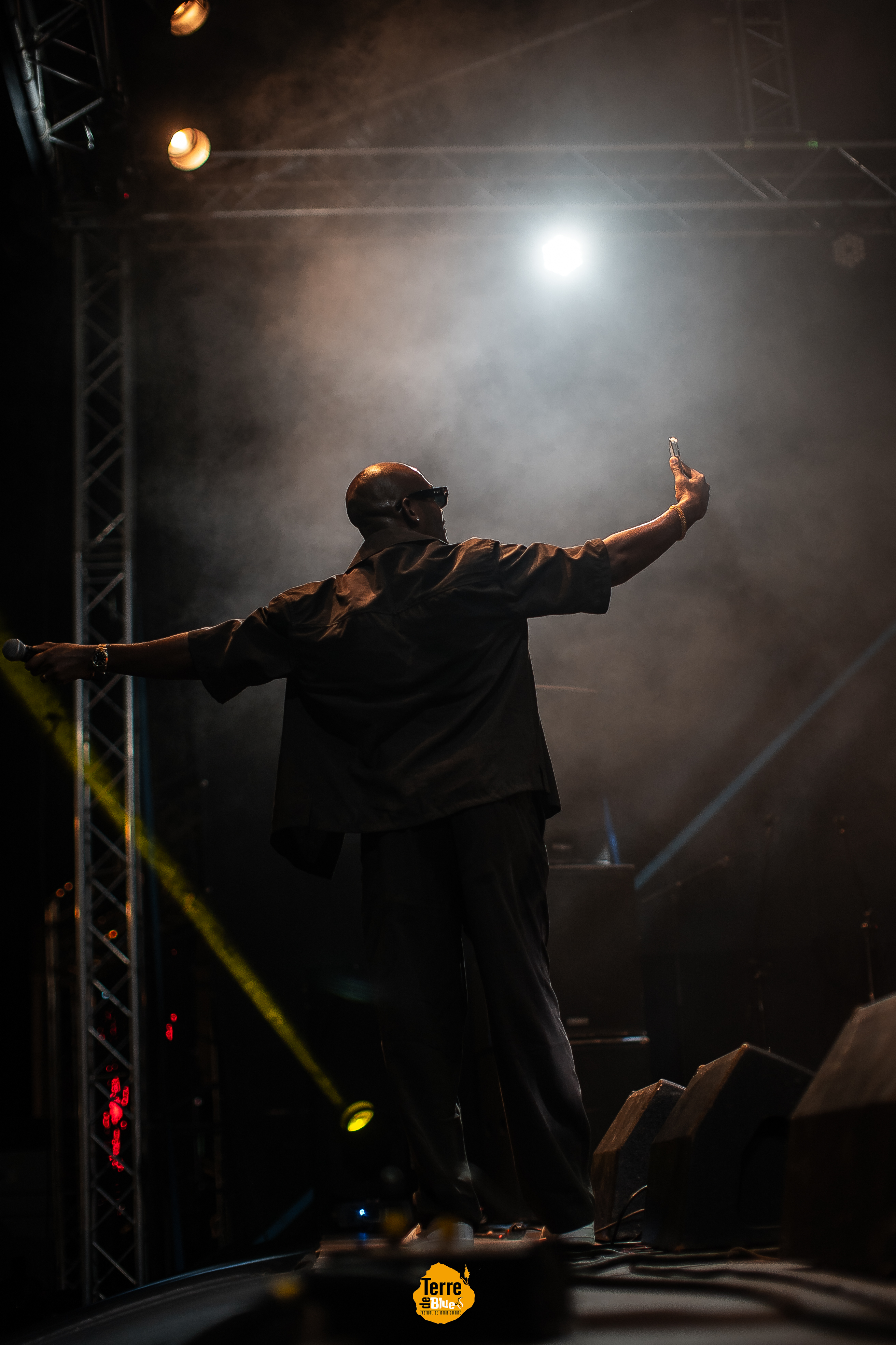 Photo prise au Festival Terre de Blues à Marie-Galante