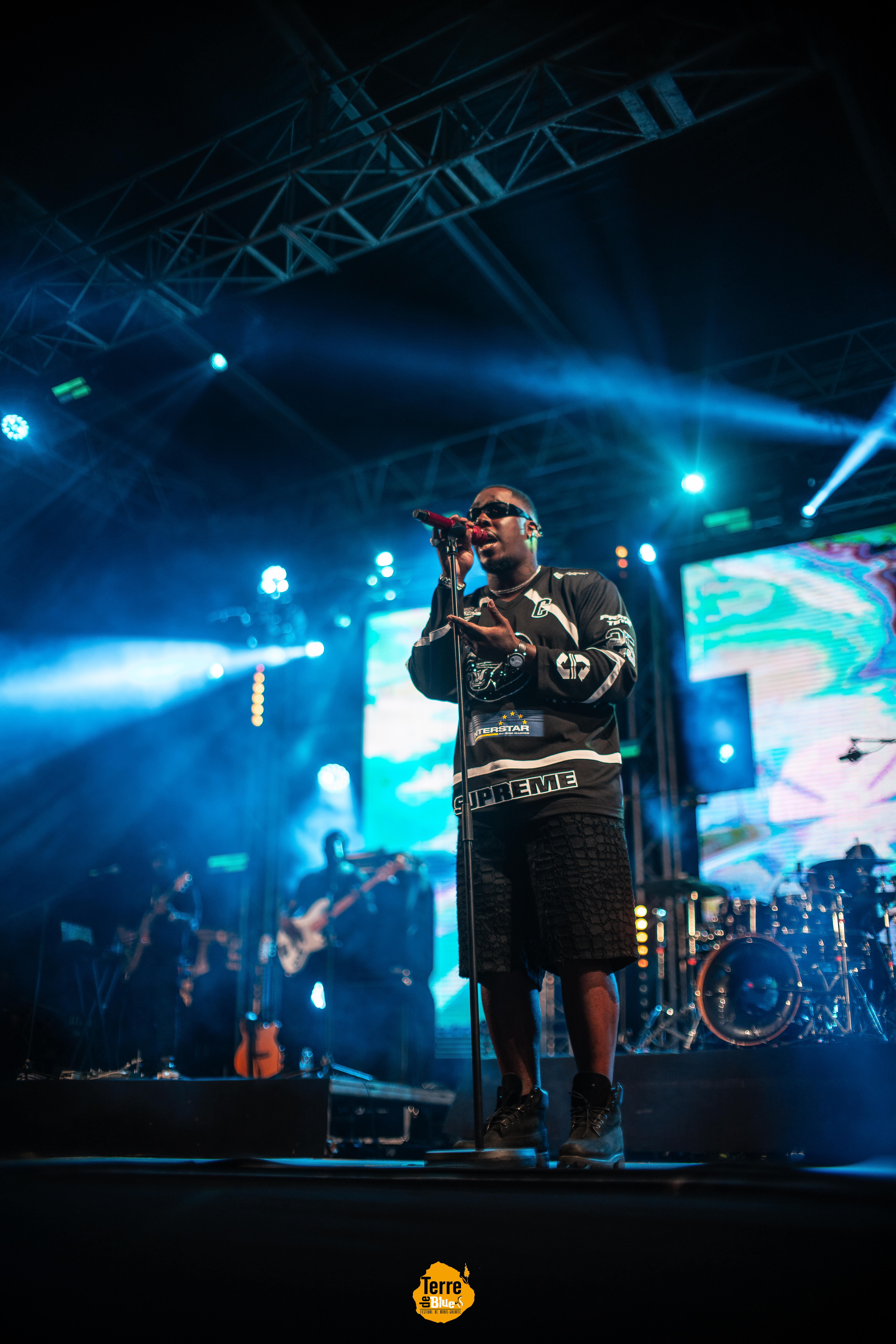 Photo prise au Festival Terre de Blues à Marie-Galante