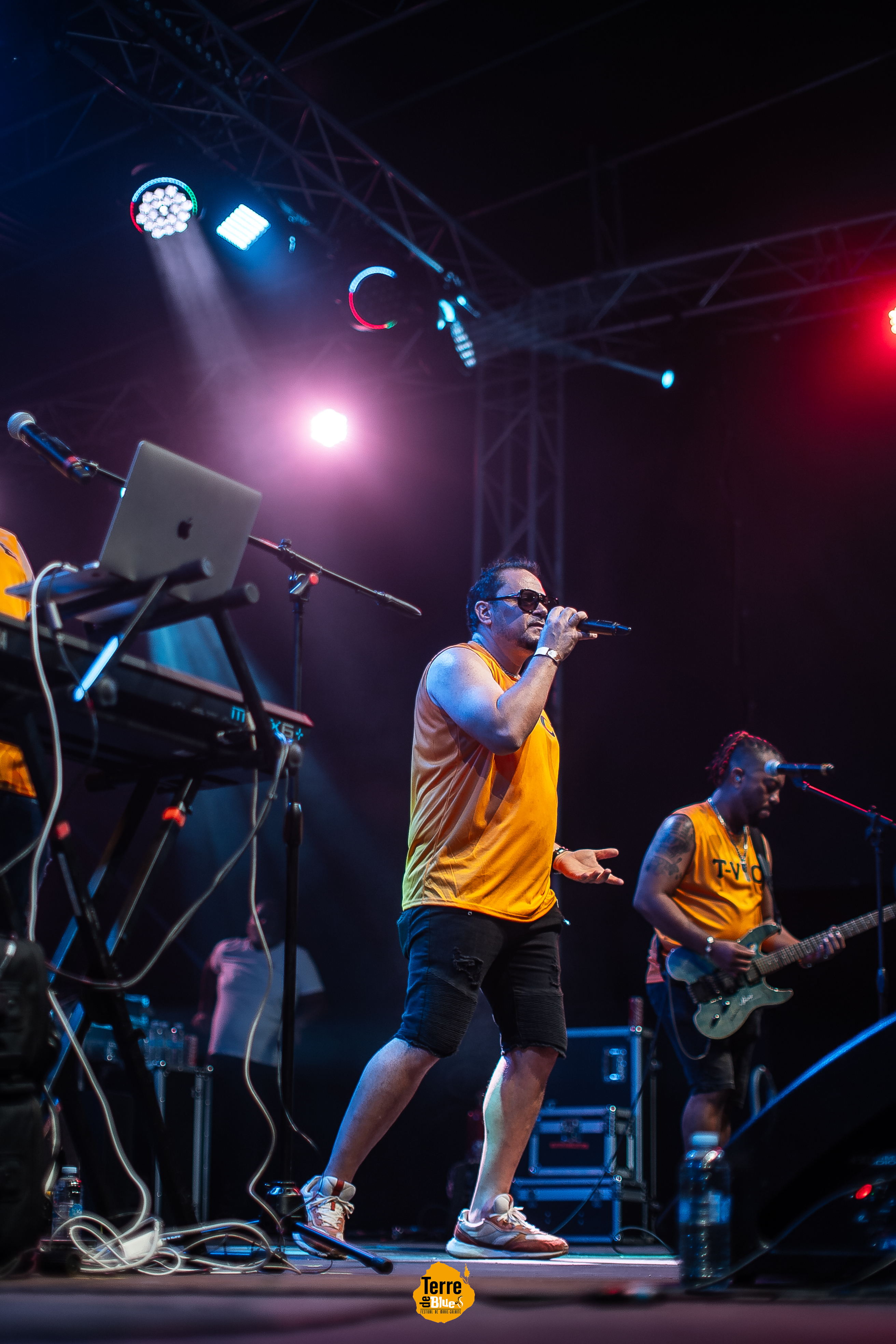 Photo prise au Festival Terre de Blues à Marie-Galante